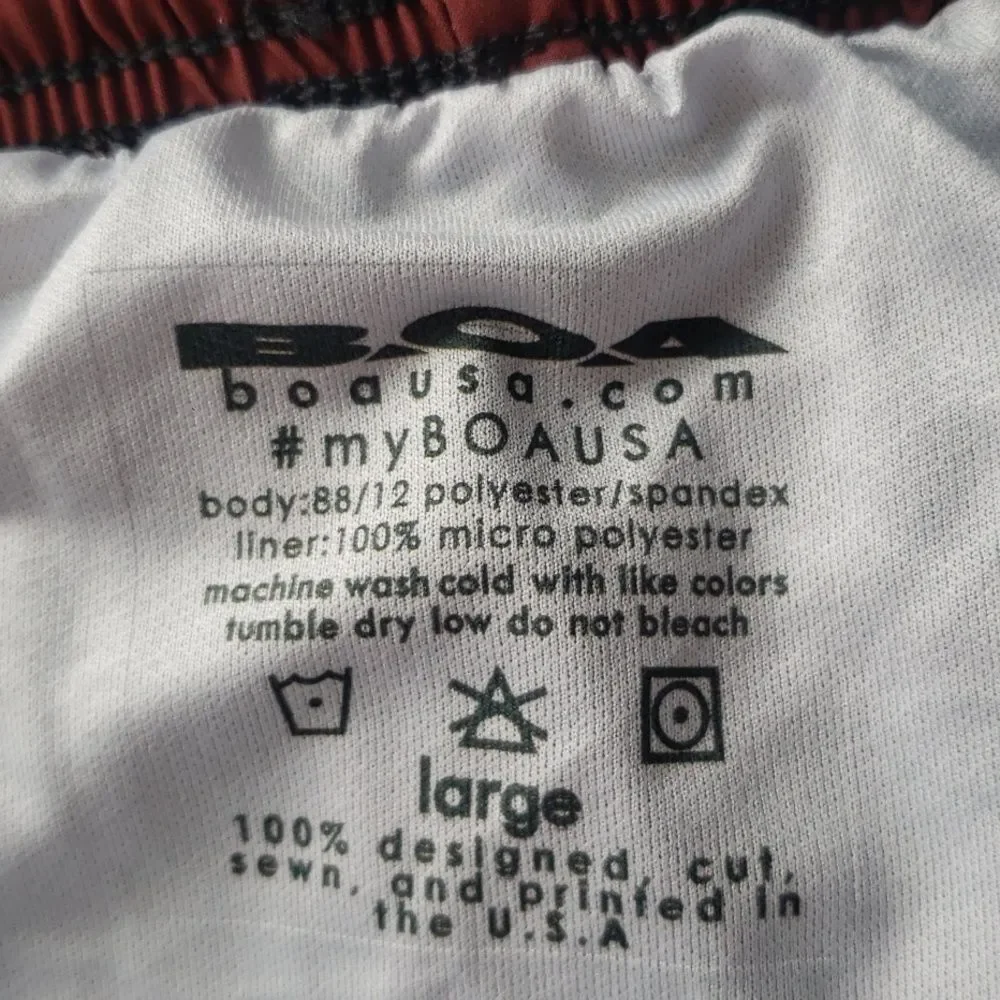 BOA USA Running Short Mens L Lion Sunset 1